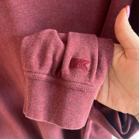 Cutter and Buck Size XL mens long sleeve advantage jersey polo,bordeaux heather - Picture 3 of 7